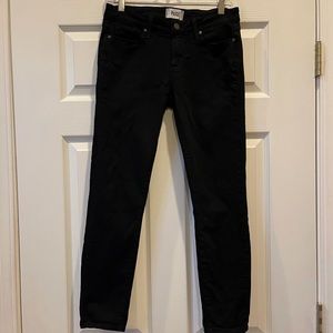 Paige Verdugo Crop Skinny in Black